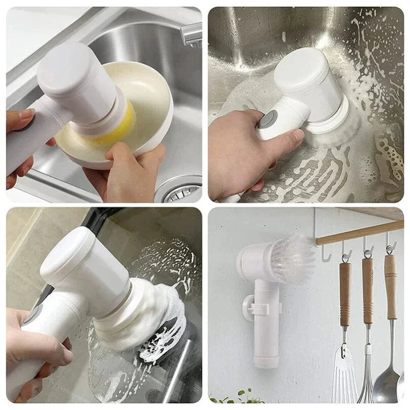 Cepillo de Limpieza Eléctrico Portátil 3 en 1
