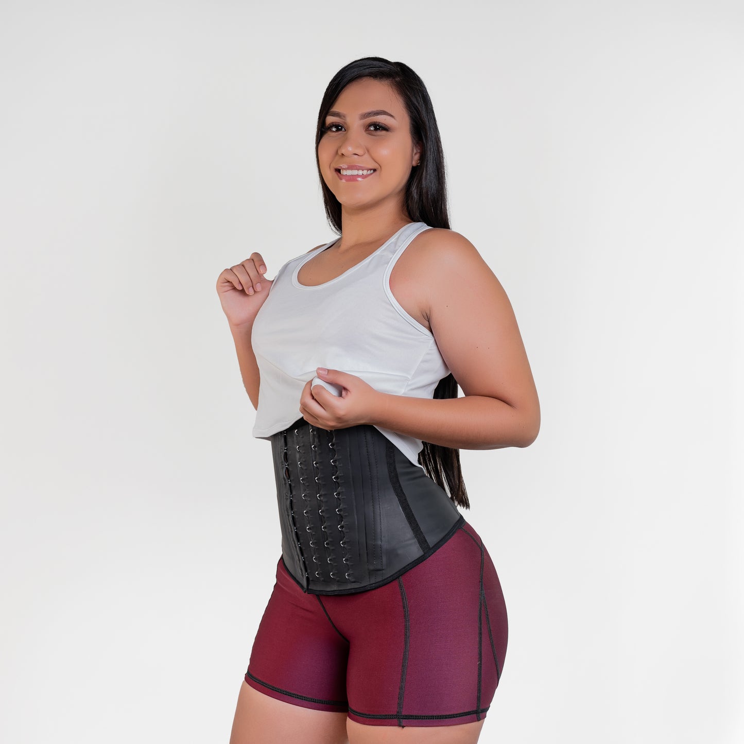 Faja Cinturilla Látex Reductora 3 broche