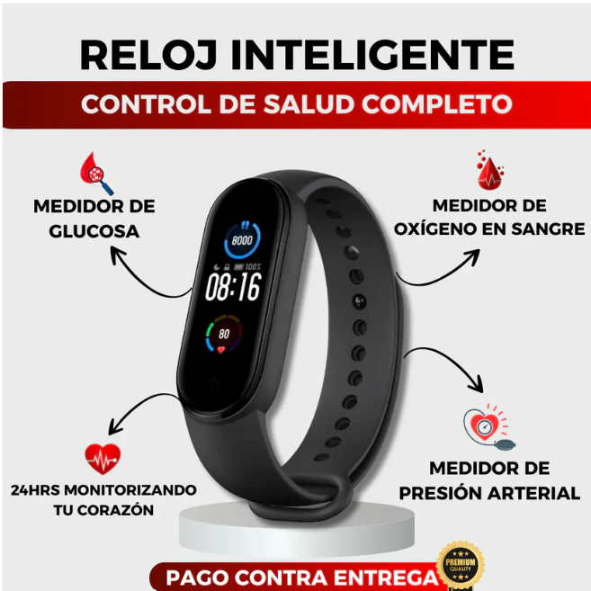 Reloj Inteligente com Medidor de Salud