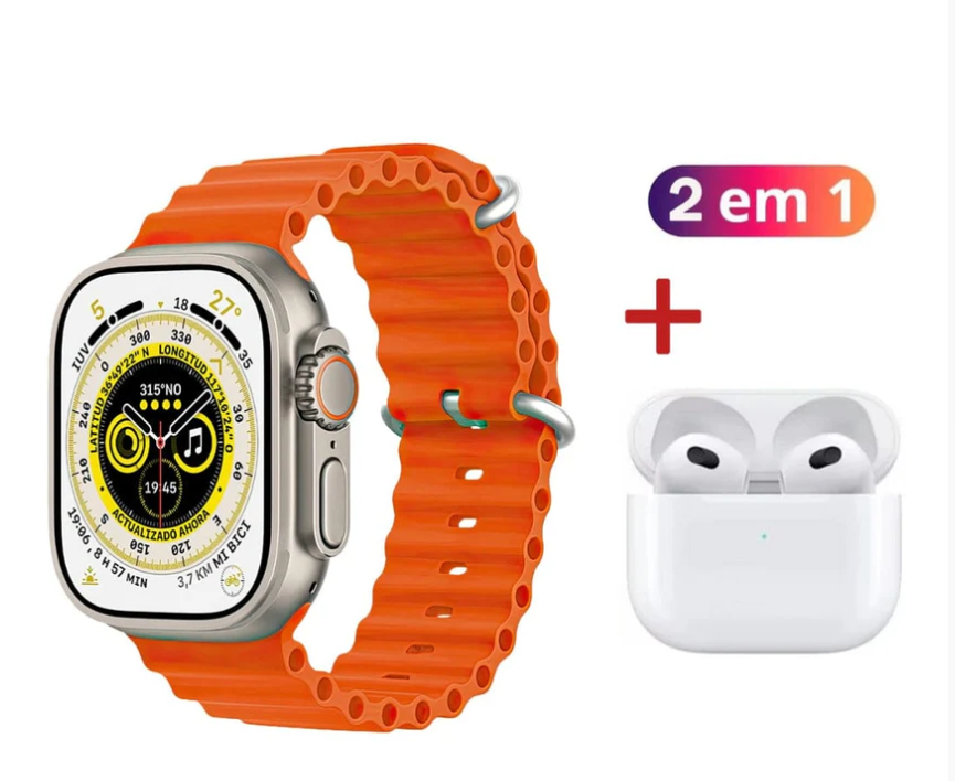 Smartwatch T800 ULTRA + AirPods 3ª Generación GRATIS
