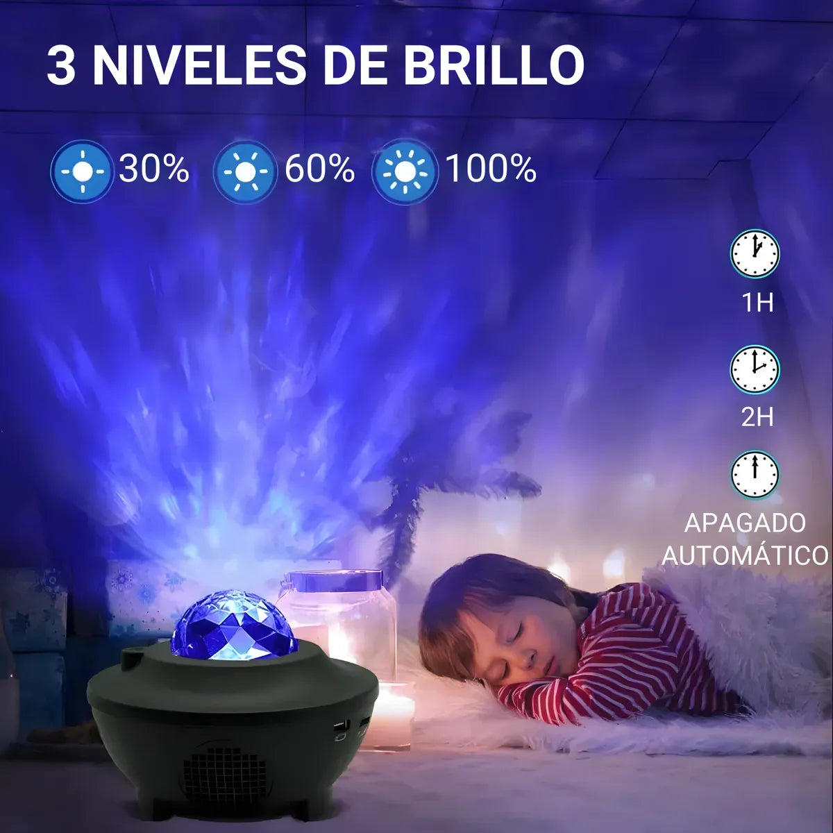 Proyector de luz galaxia nebulosa - ¡Convierte tu habitación en un universo mágico!